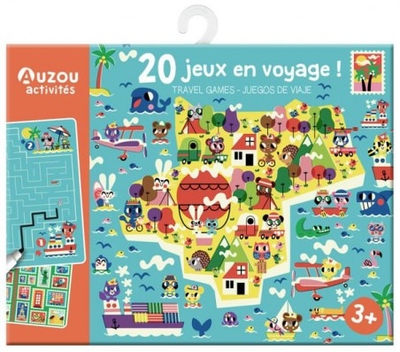 20 P'tits jeux En voyage - Auzou